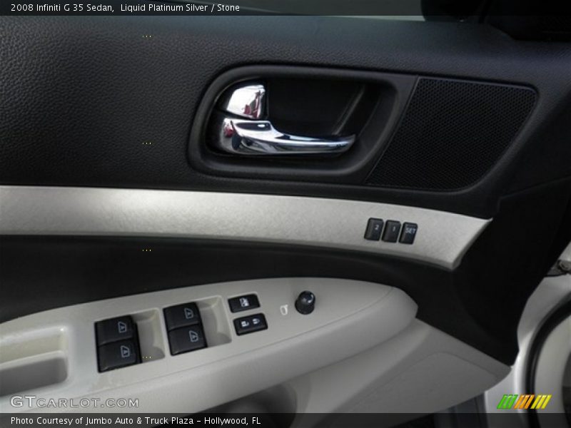 Liquid Platinum Silver / Stone 2008 Infiniti G 35 Sedan