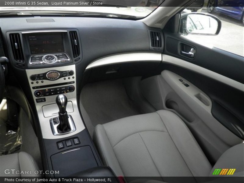 Liquid Platinum Silver / Stone 2008 Infiniti G 35 Sedan