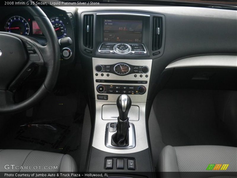 Liquid Platinum Silver / Stone 2008 Infiniti G 35 Sedan