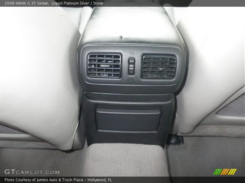 Liquid Platinum Silver / Stone 2008 Infiniti G 35 Sedan