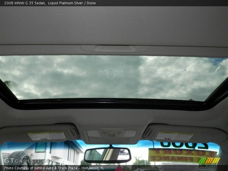Liquid Platinum Silver / Stone 2008 Infiniti G 35 Sedan