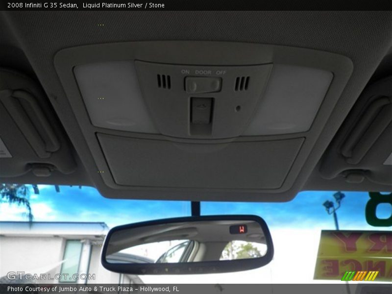 Liquid Platinum Silver / Stone 2008 Infiniti G 35 Sedan