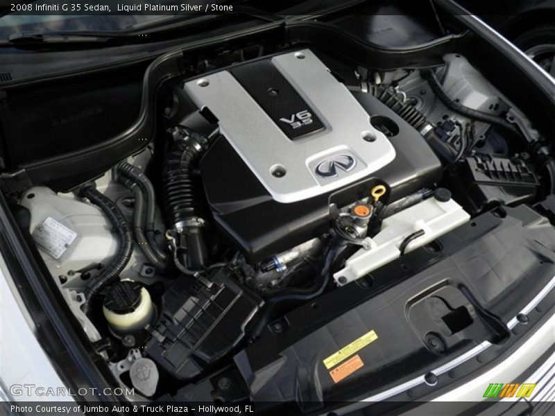 Liquid Platinum Silver / Stone 2008 Infiniti G 35 Sedan