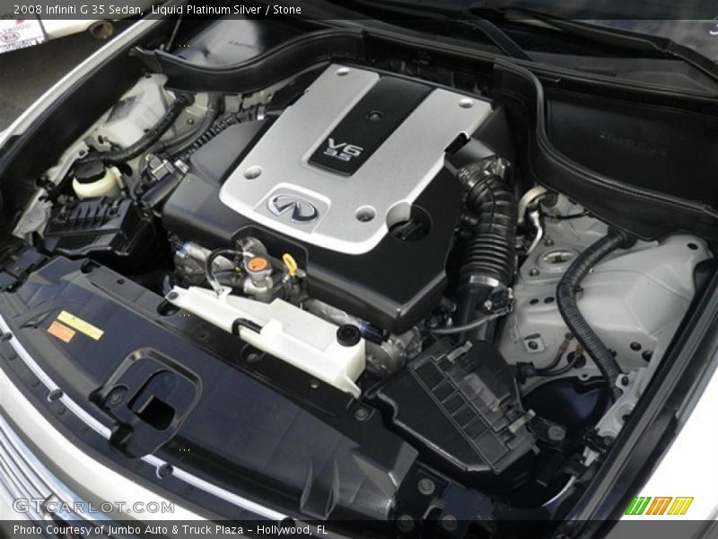 Liquid Platinum Silver / Stone 2008 Infiniti G 35 Sedan