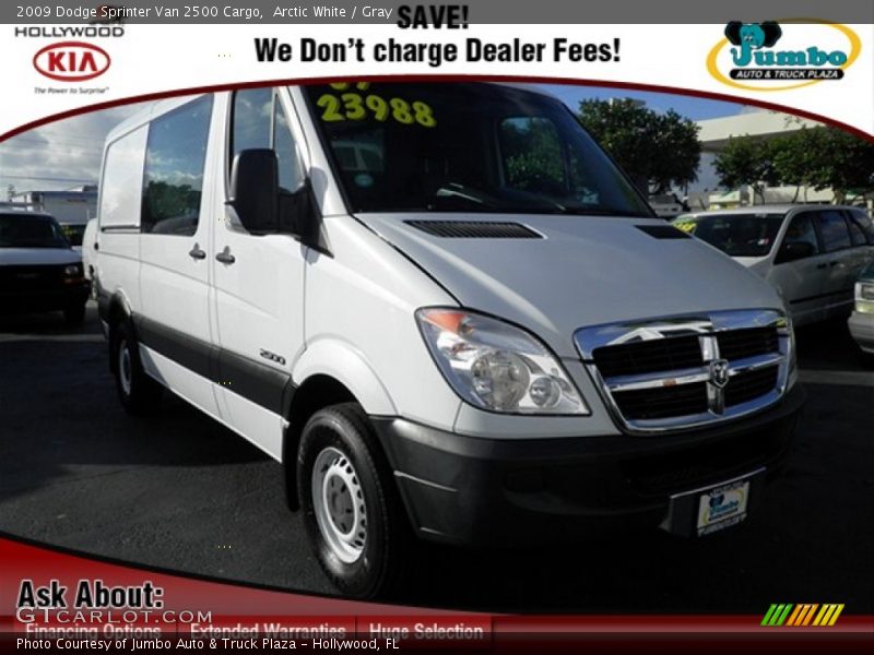 Arctic White / Gray 2009 Dodge Sprinter Van 2500 Cargo