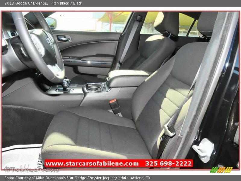 Pitch Black / Black 2013 Dodge Charger SE