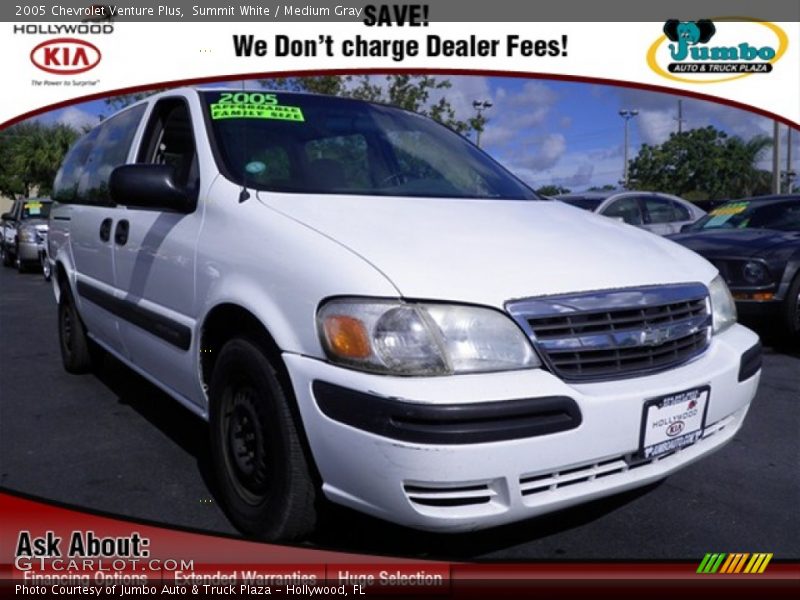 Summit White / Medium Gray 2005 Chevrolet Venture Plus
