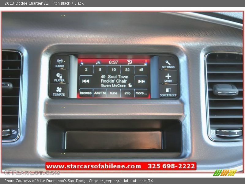 Pitch Black / Black 2013 Dodge Charger SE