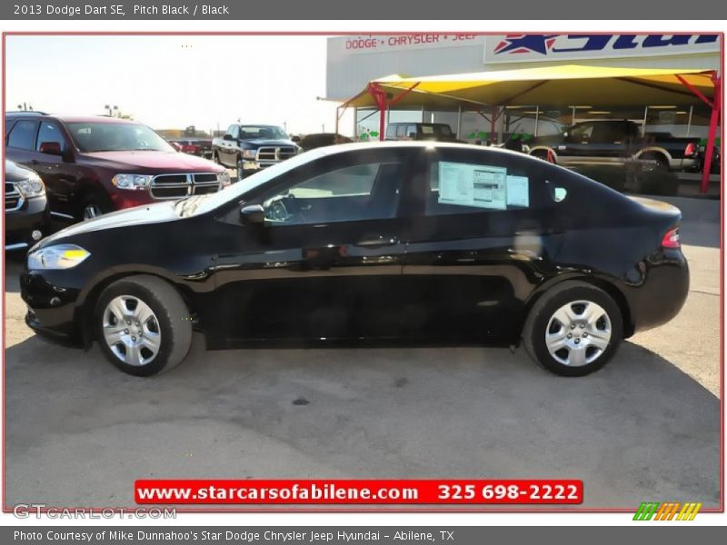 Pitch Black / Black 2013 Dodge Dart SE