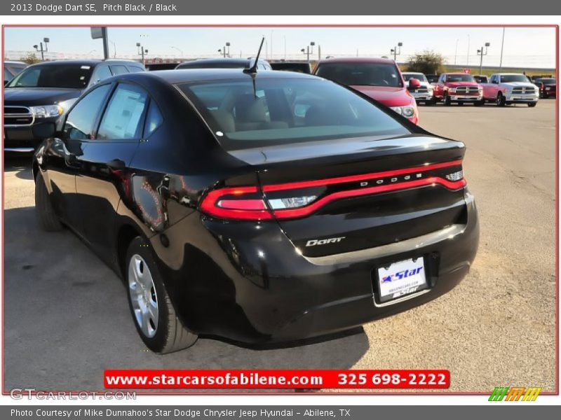Pitch Black / Black 2013 Dodge Dart SE