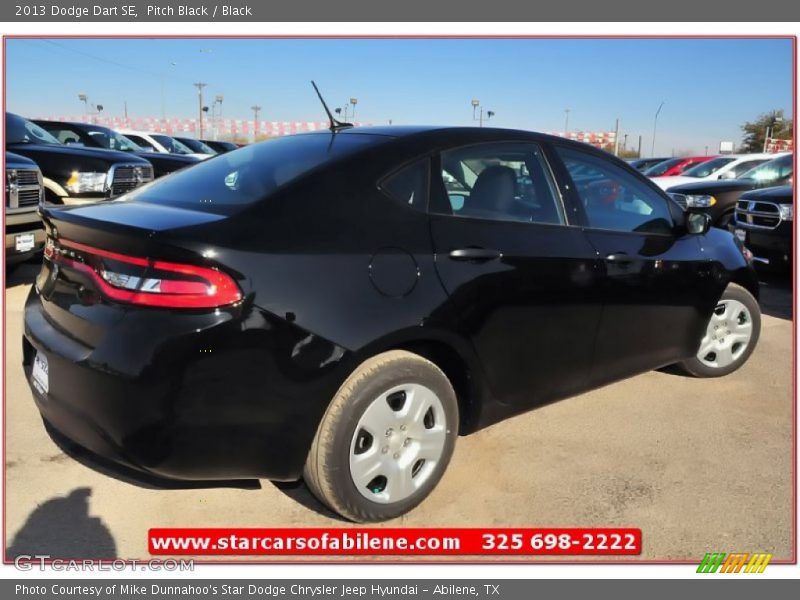 Pitch Black / Black 2013 Dodge Dart SE