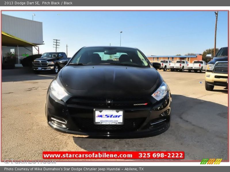 Pitch Black / Black 2013 Dodge Dart SE