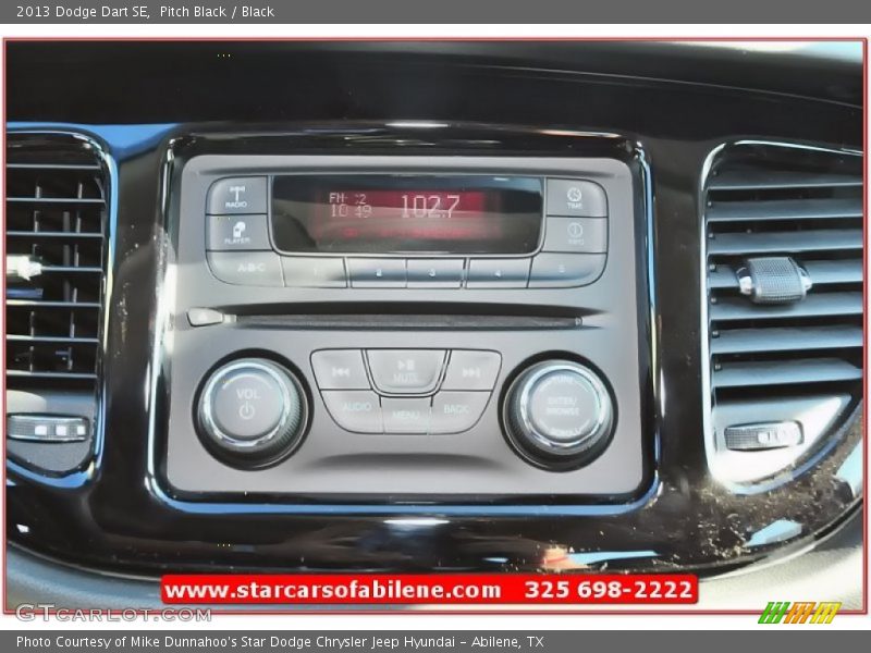 Pitch Black / Black 2013 Dodge Dart SE