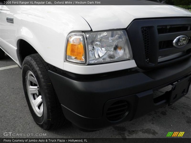Oxford White / Medium Dark Flint 2008 Ford Ranger XL Regular Cab