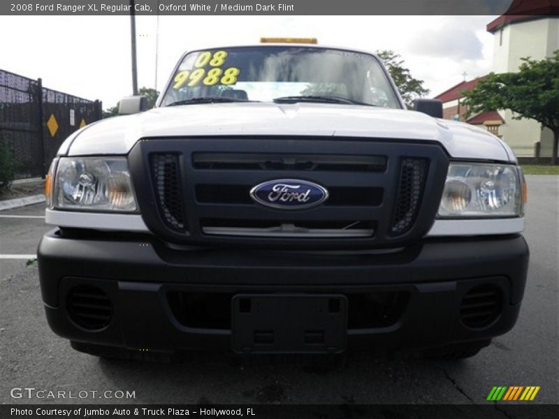 Oxford White / Medium Dark Flint 2008 Ford Ranger XL Regular Cab