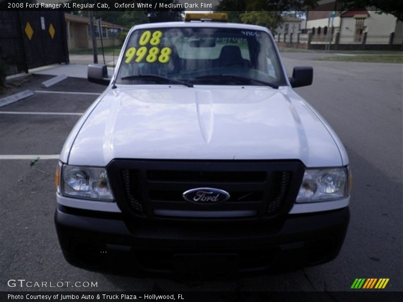 Oxford White / Medium Dark Flint 2008 Ford Ranger XL Regular Cab