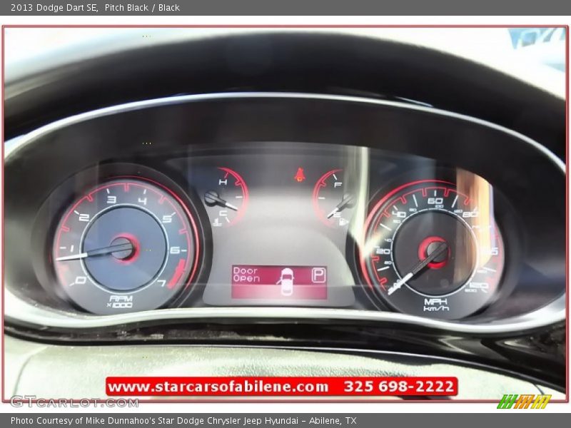 Pitch Black / Black 2013 Dodge Dart SE