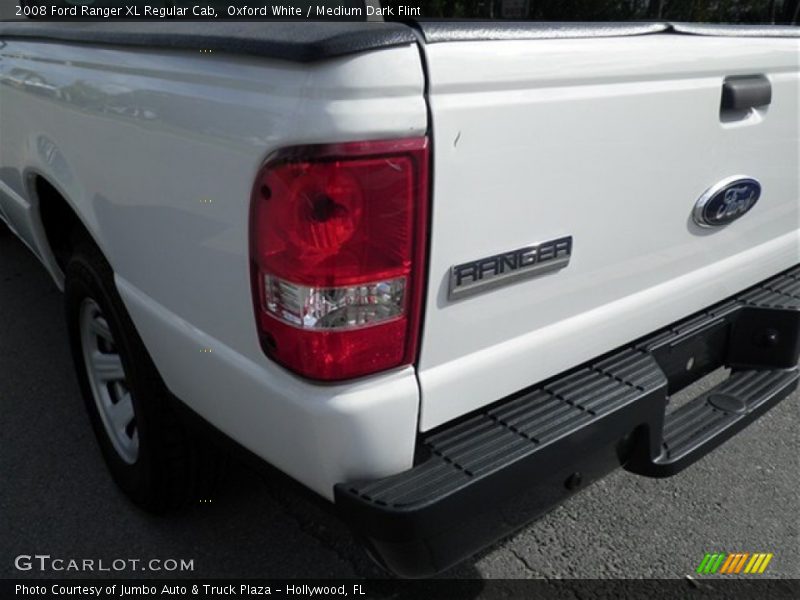 Oxford White / Medium Dark Flint 2008 Ford Ranger XL Regular Cab