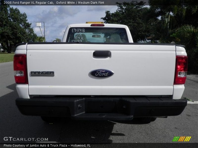Oxford White / Medium Dark Flint 2008 Ford Ranger XL Regular Cab