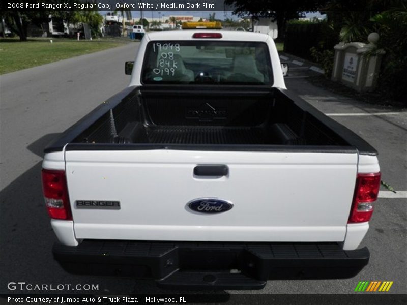 Oxford White / Medium Dark Flint 2008 Ford Ranger XL Regular Cab