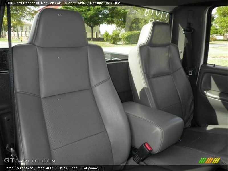 Oxford White / Medium Dark Flint 2008 Ford Ranger XL Regular Cab