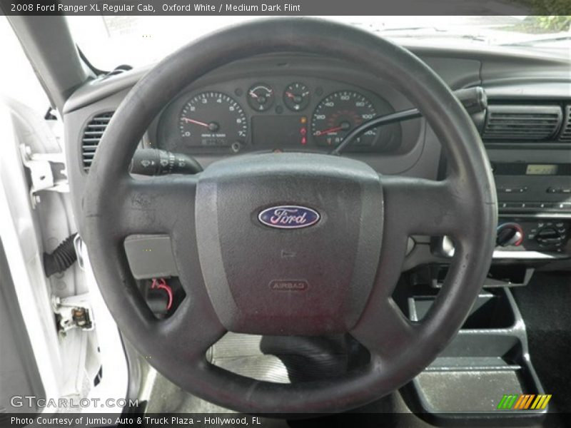 Oxford White / Medium Dark Flint 2008 Ford Ranger XL Regular Cab