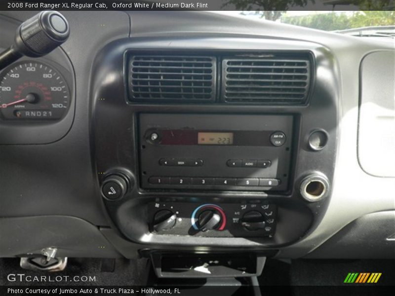Oxford White / Medium Dark Flint 2008 Ford Ranger XL Regular Cab