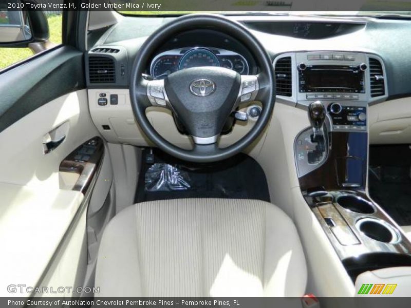 Golden Umber Mica / Ivory 2010 Toyota Venza I4