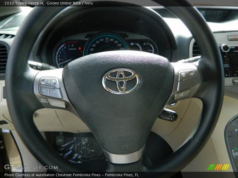 Golden Umber Mica / Ivory 2010 Toyota Venza I4