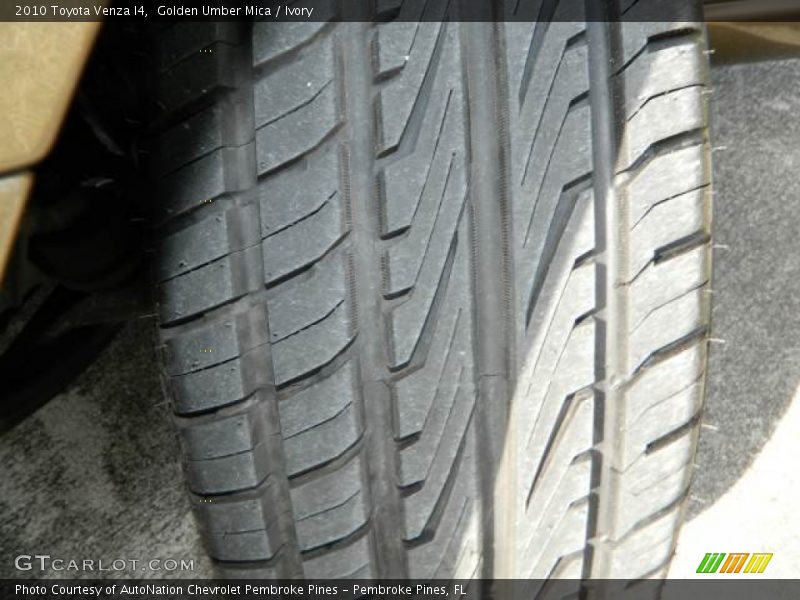 Golden Umber Mica / Ivory 2010 Toyota Venza I4