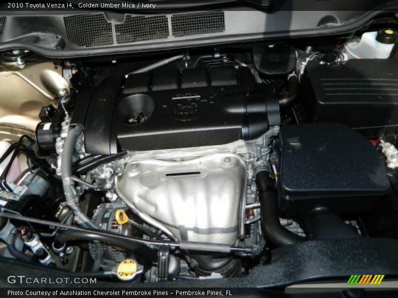 Golden Umber Mica / Ivory 2010 Toyota Venza I4