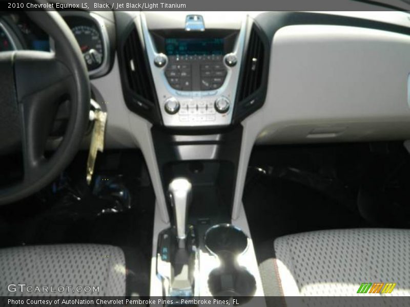 Black / Jet Black/Light Titanium 2010 Chevrolet Equinox LS