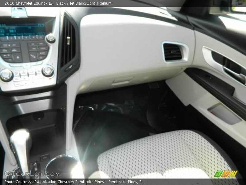 Black / Jet Black/Light Titanium 2010 Chevrolet Equinox LS