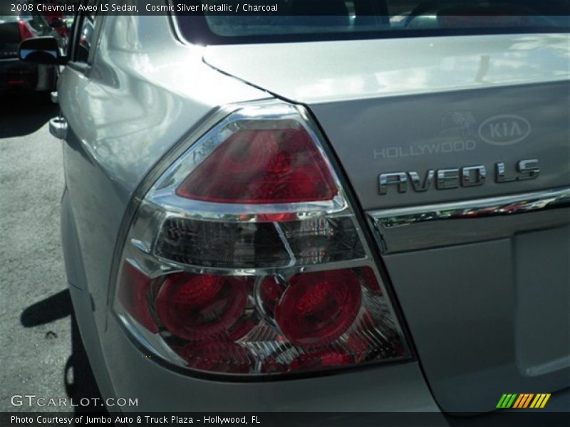 Cosmic Silver Metallic / Charcoal 2008 Chevrolet Aveo LS Sedan
