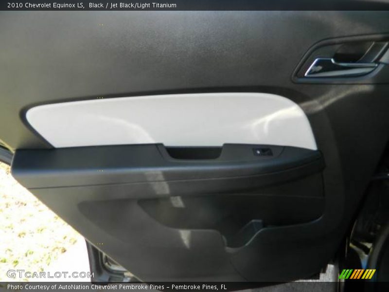 Black / Jet Black/Light Titanium 2010 Chevrolet Equinox LS