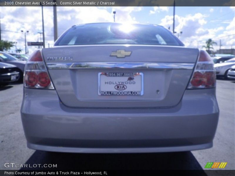 Cosmic Silver Metallic / Charcoal 2008 Chevrolet Aveo LS Sedan