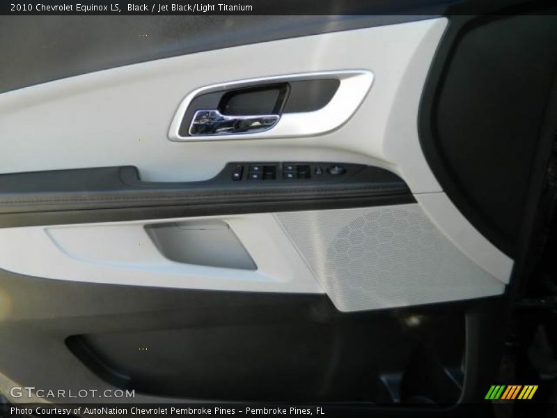 Black / Jet Black/Light Titanium 2010 Chevrolet Equinox LS