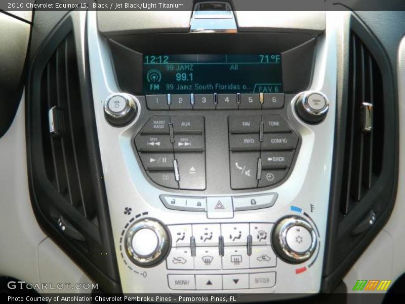 Black / Jet Black/Light Titanium 2010 Chevrolet Equinox LS