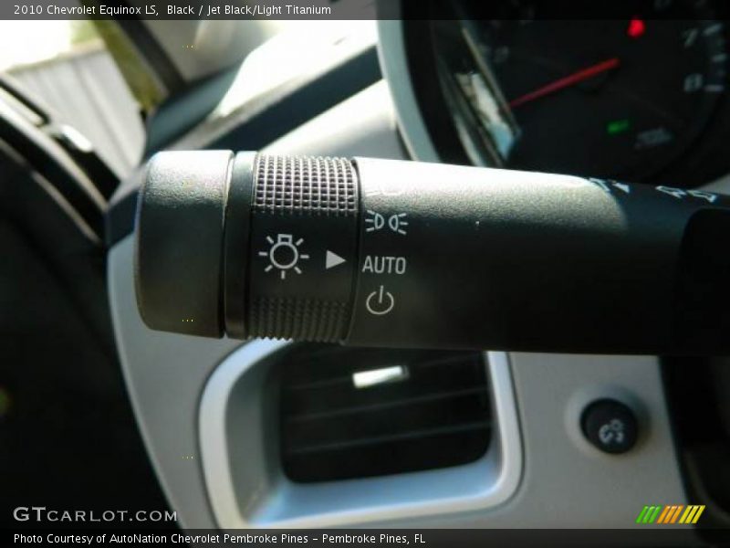 Black / Jet Black/Light Titanium 2010 Chevrolet Equinox LS