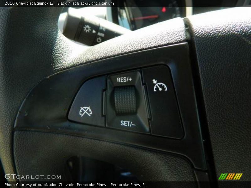 Black / Jet Black/Light Titanium 2010 Chevrolet Equinox LS