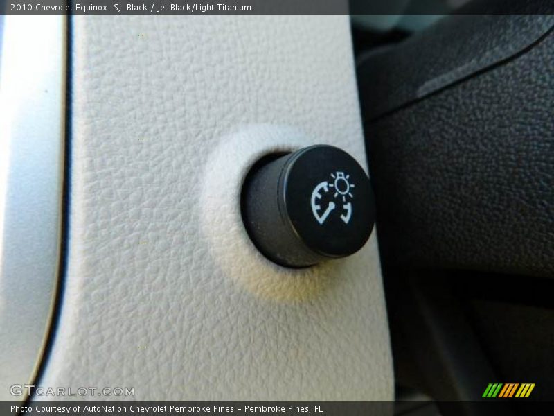 Black / Jet Black/Light Titanium 2010 Chevrolet Equinox LS
