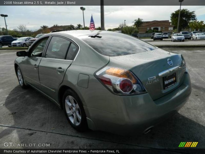 Metallic Jade / Blond 2008 Nissan Altima 2.5 S