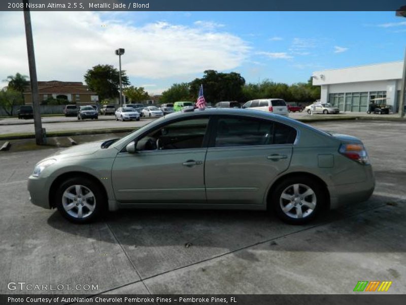 Metallic Jade / Blond 2008 Nissan Altima 2.5 S