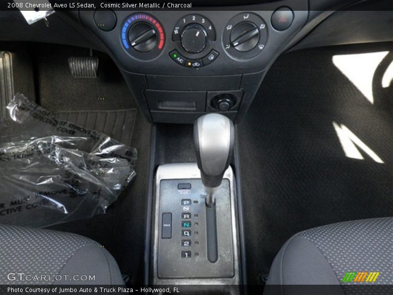 Cosmic Silver Metallic / Charcoal 2008 Chevrolet Aveo LS Sedan