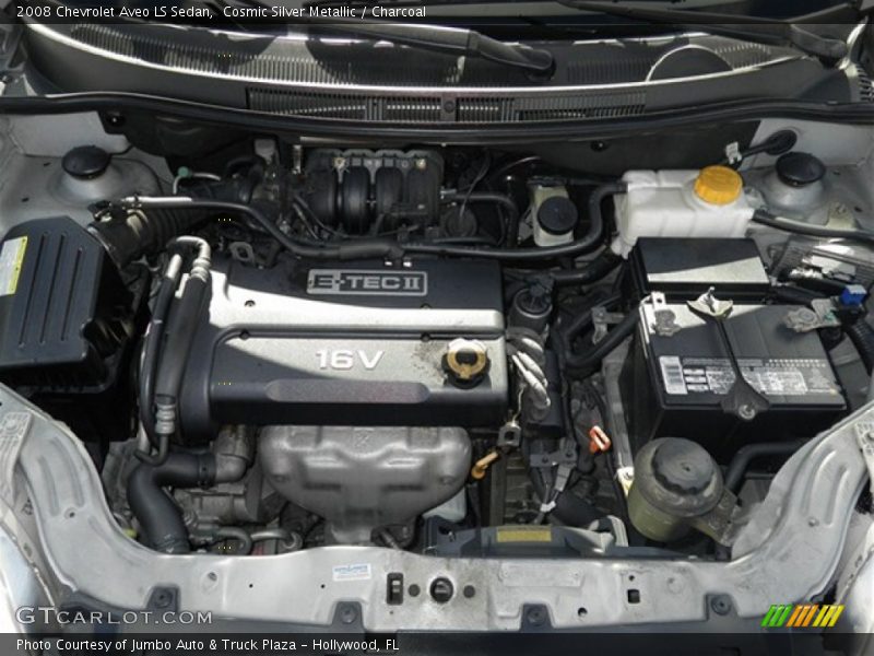 Cosmic Silver Metallic / Charcoal 2008 Chevrolet Aveo LS Sedan
