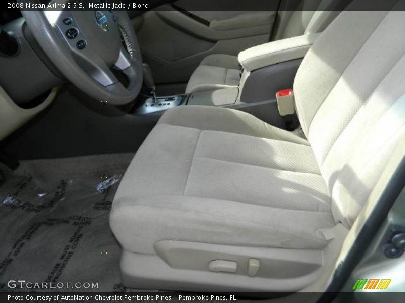 Metallic Jade / Blond 2008 Nissan Altima 2.5 S