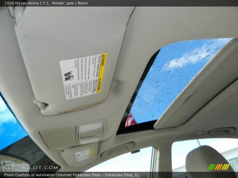Metallic Jade / Blond 2008 Nissan Altima 2.5 S