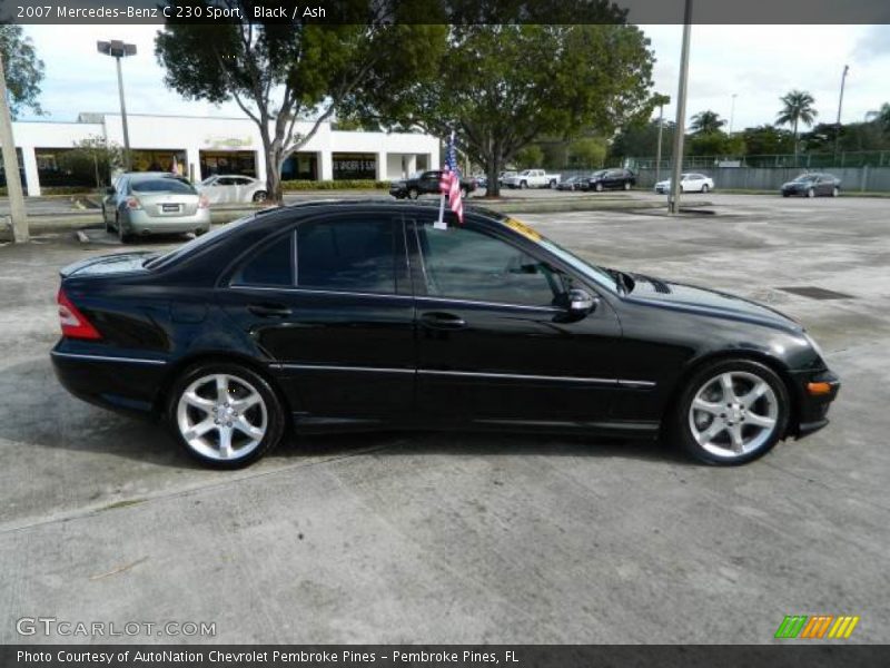 Black / Ash 2007 Mercedes-Benz C 230 Sport