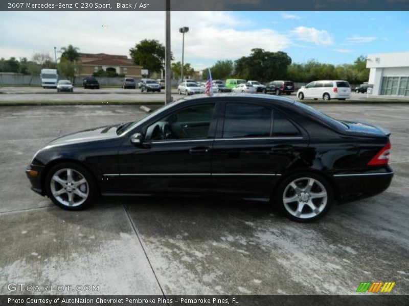 Black / Ash 2007 Mercedes-Benz C 230 Sport