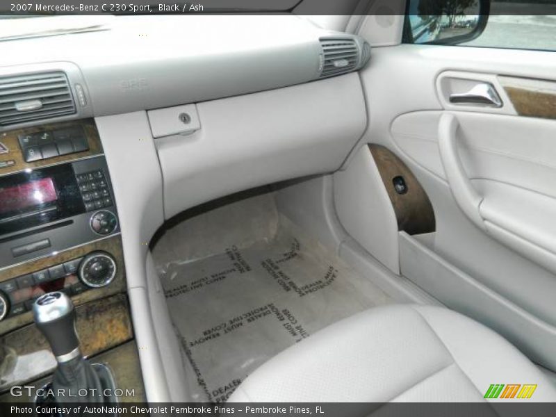 Black / Ash 2007 Mercedes-Benz C 230 Sport